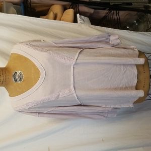 Womans Maurices Stretchy Smock Vneck Shirt Size  Medium